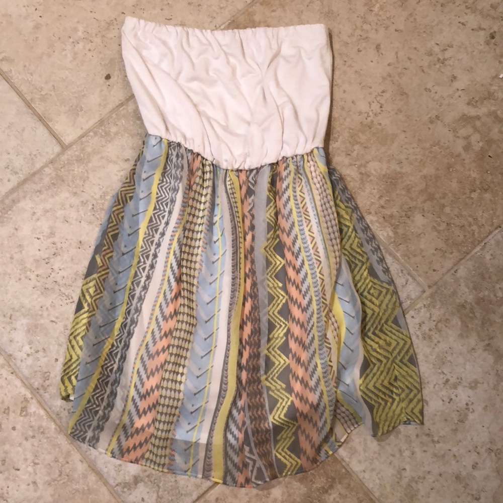 Strapless dress